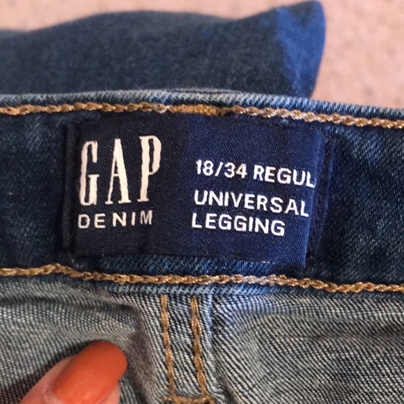 Gap denim universal legging jeans. Size 18/34 reg. - Picture 8 of 11